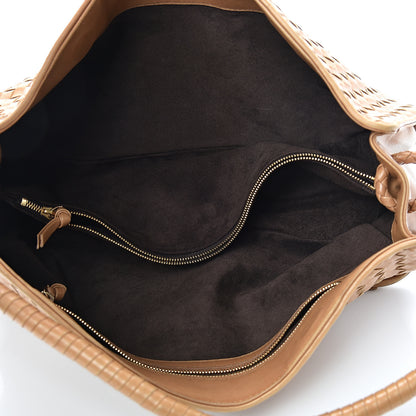 Bottega Veneta Nappa Intrecciato Shoulder Bag Camel 4 of 19