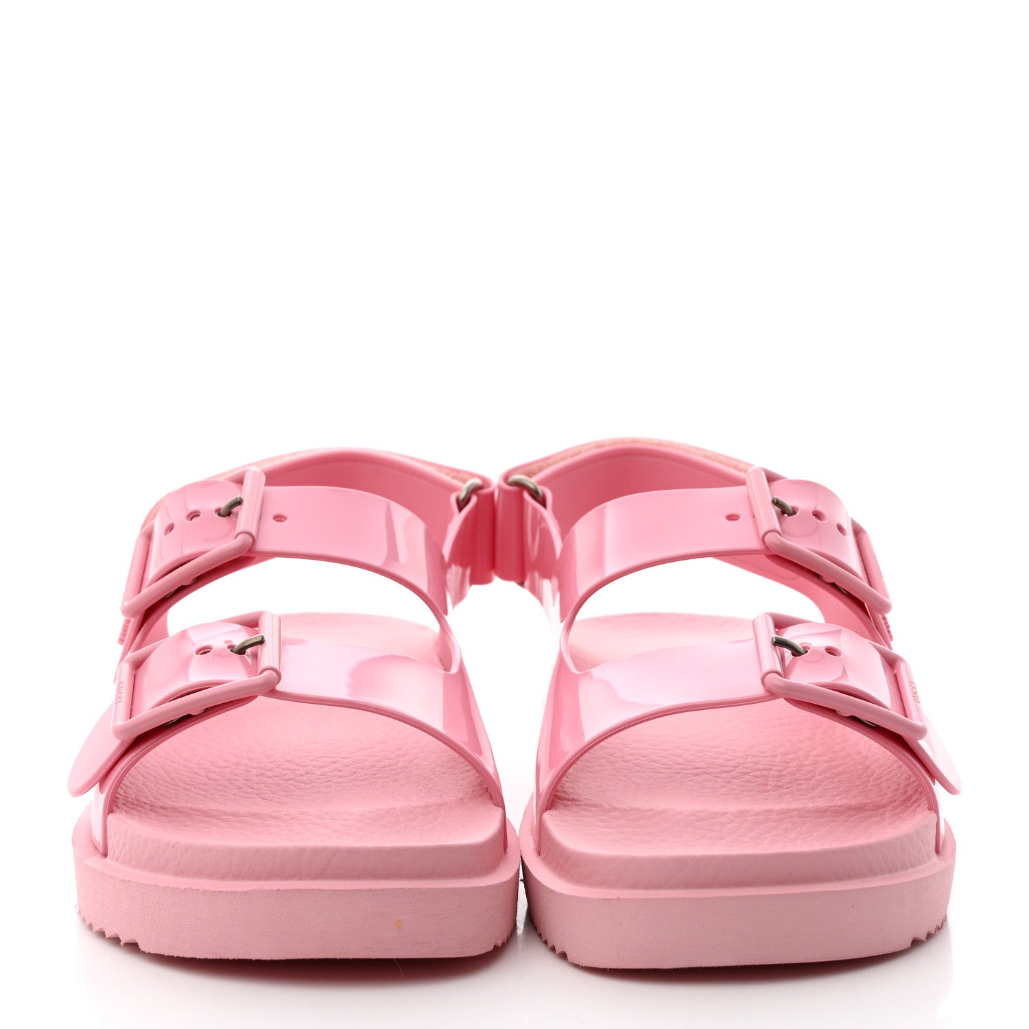 Gucci Rubber Mini Double G Womens Isla Dad Sandals 36 Wild Rose 2 of 9