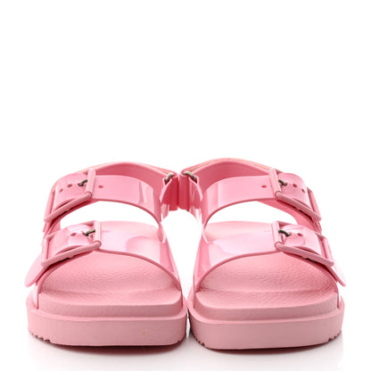 Gucci Rubber Mini Double G Womens Isla Dad Sandals 36 Wild Rose 2 of 9