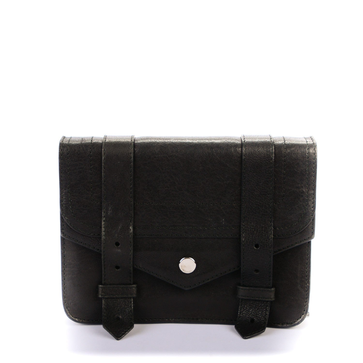 Proenza Schouler Lambskin Large PS1 Chain Wallet Black 1 of 6