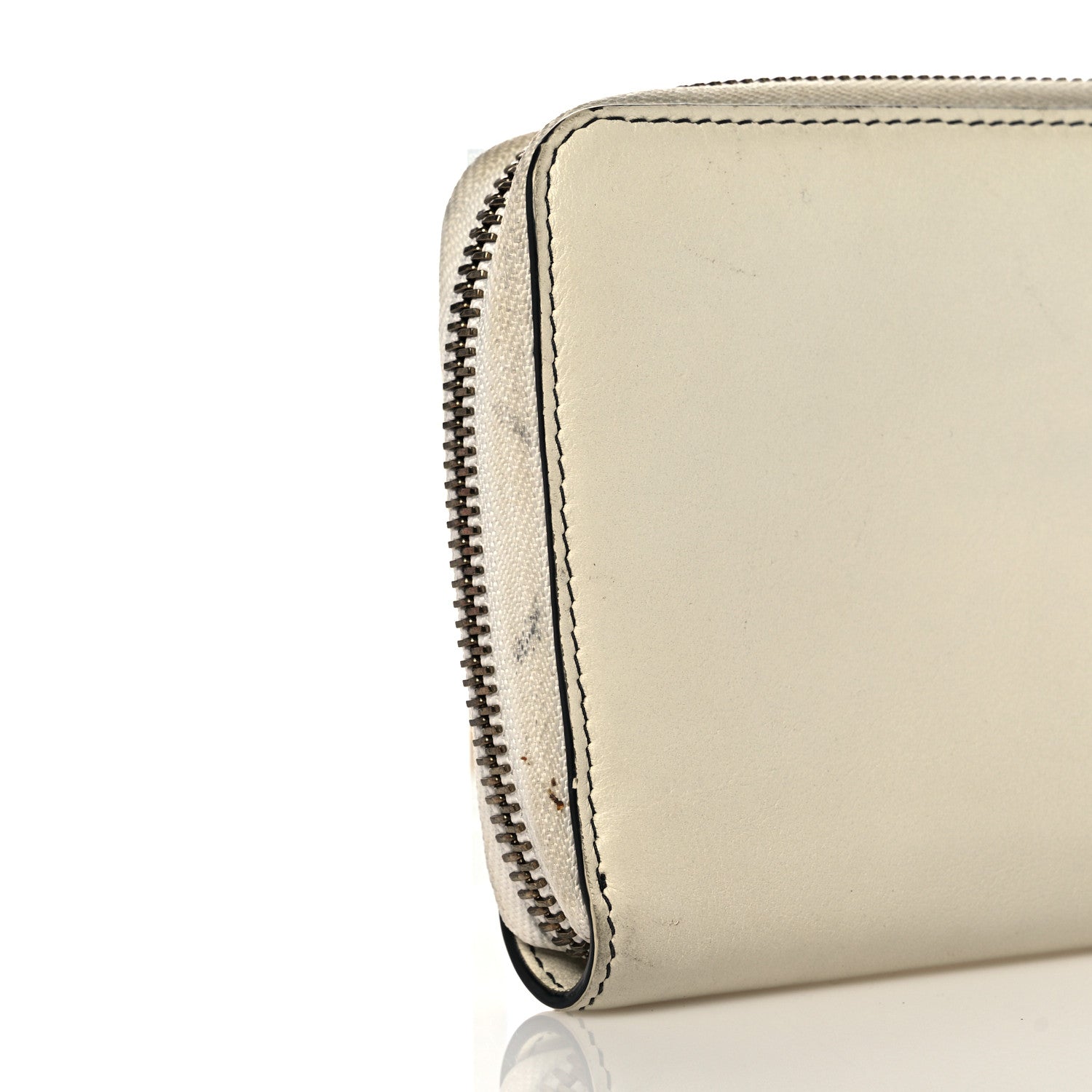 Christian Dior Calfskin Niki De Saint Phalle Love Zip Around Wallet Off White 17 of 19