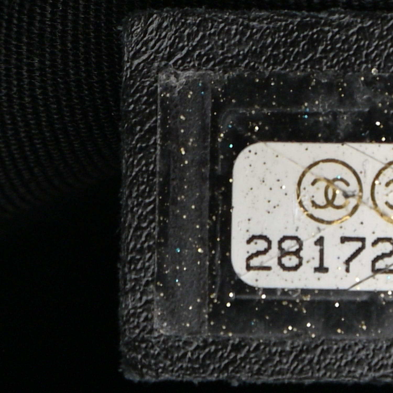 Chanel Lambskin Quilted Drawstring Shopping Bag Black 7 of 11