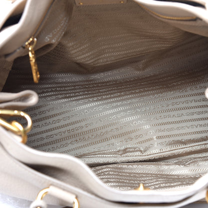 Prada Vitello Daino Tote Sabbia 5 of 9