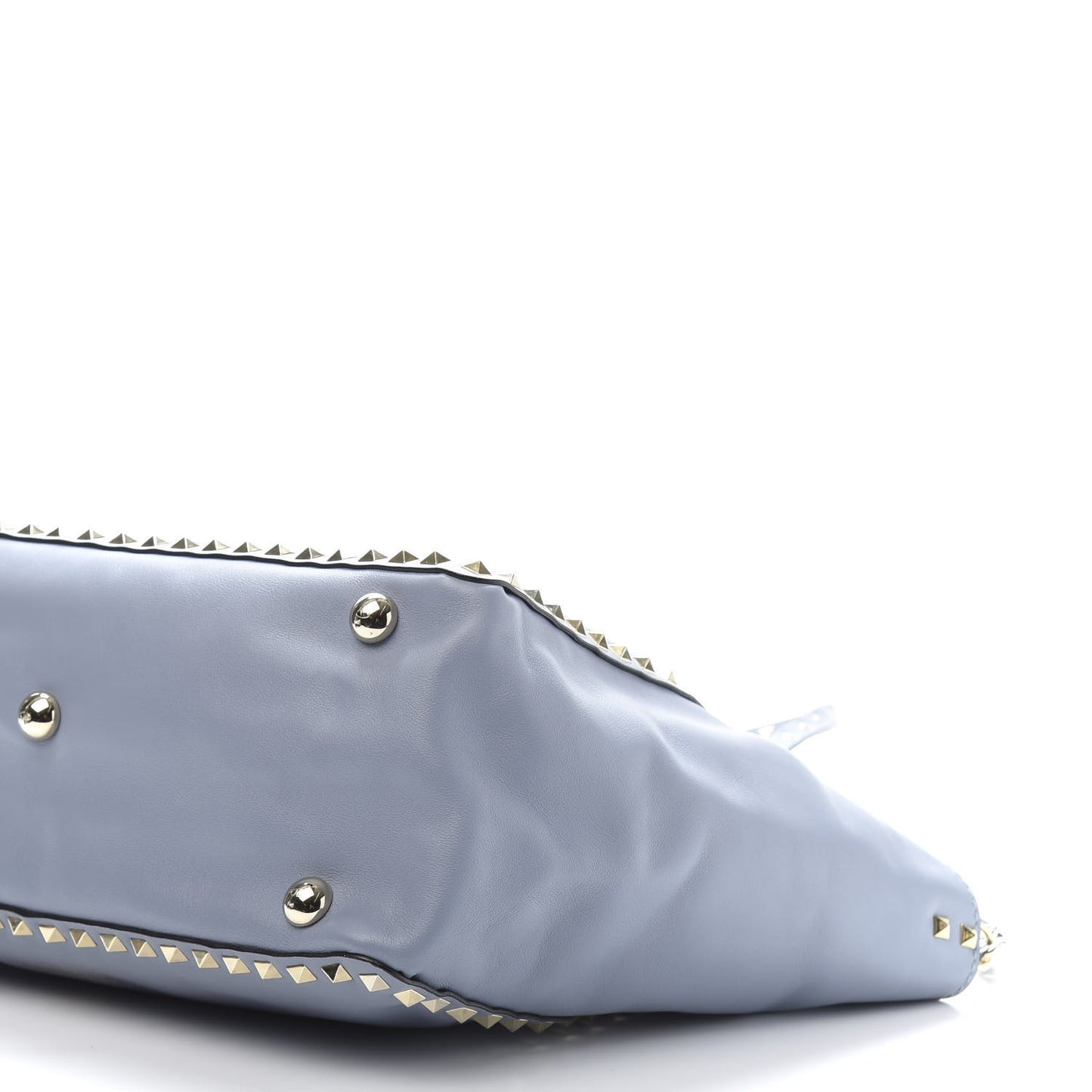 Vitello Medium Rockstud Tote London Stone