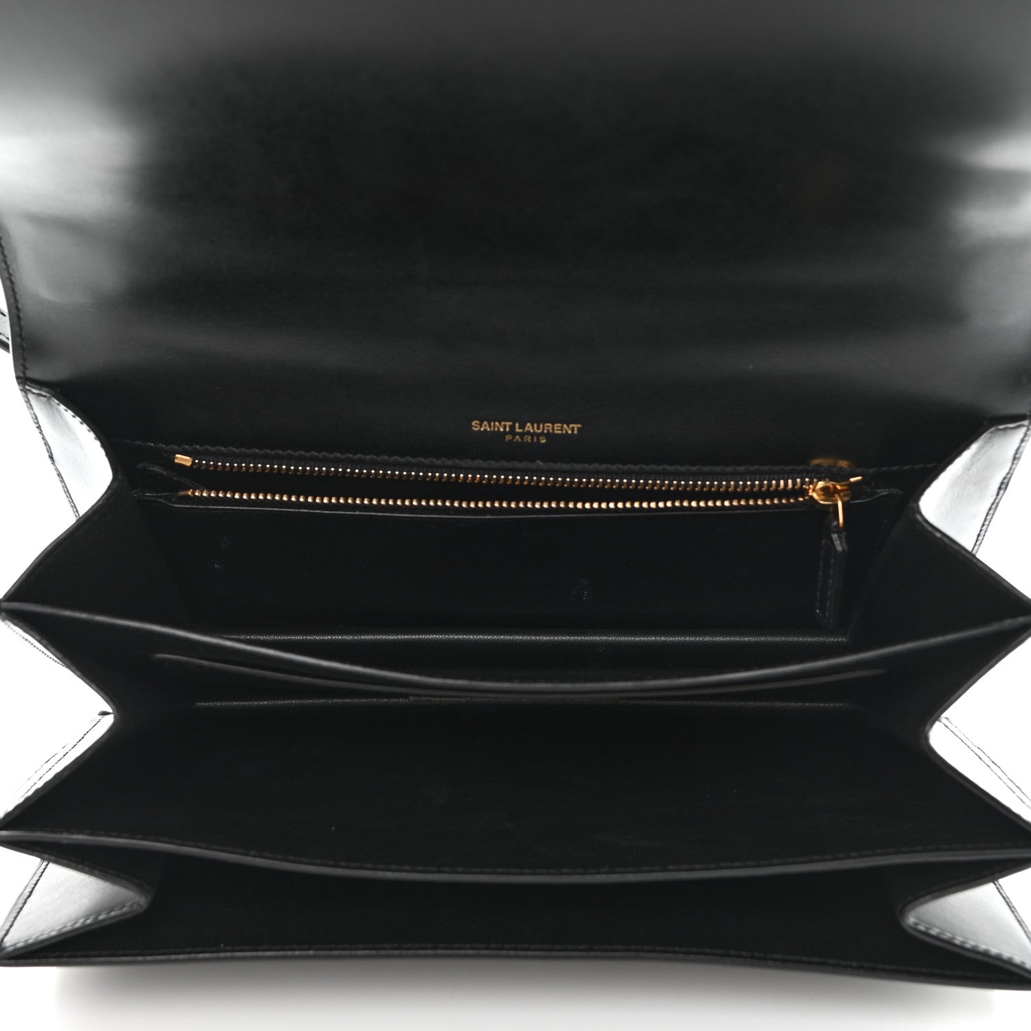 Saint Laurent Smooth Calfskin Medium Domino Shoulder Bag Black 5 of 10