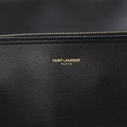 Saint Laurent Calfskin Large Shopping Tote Black 8 of 8