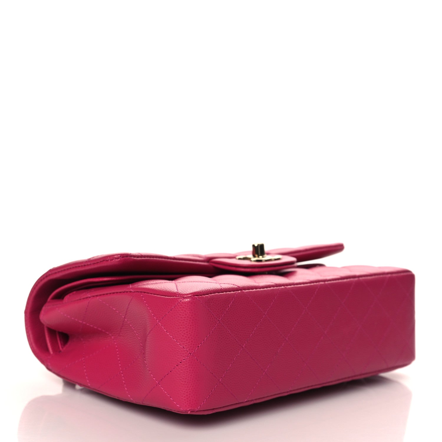 Chanel Caviar Quilted Small Double Flap Fuchsia 3 of 10