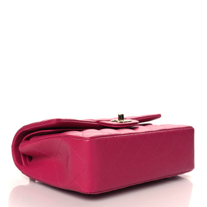 Chanel Caviar Quilted Small Double Flap Fuchsia 3 of 10