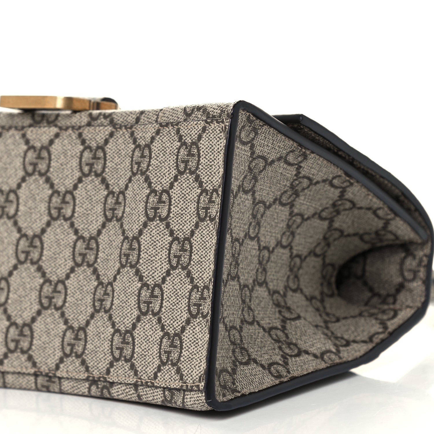 Balenciaga X GUCCI GG Supreme Monogram Small Hourglass Top Handle Bag Beige Ebony 10 of 11