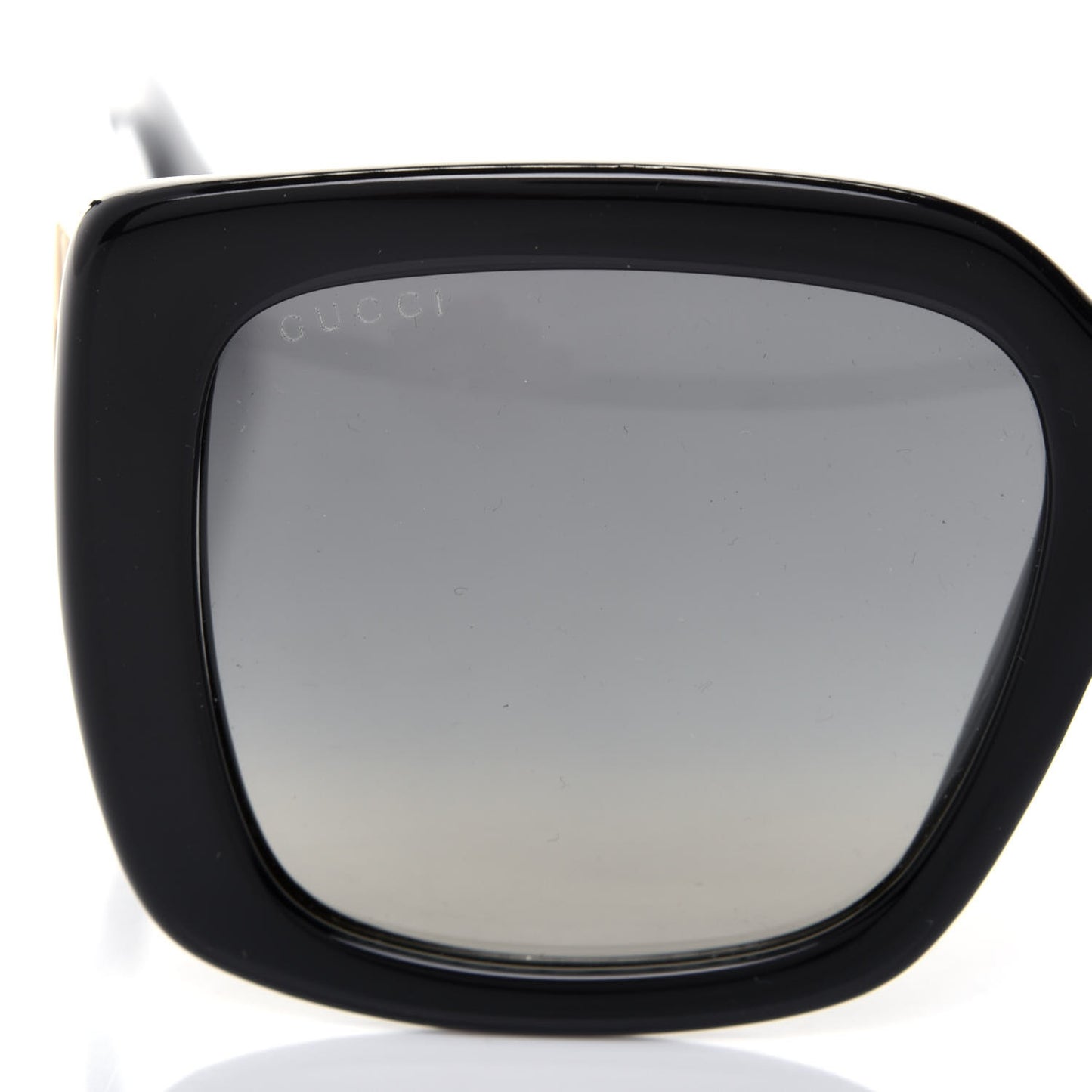 Acetate Square Frame Sunglasses GG0141S Black