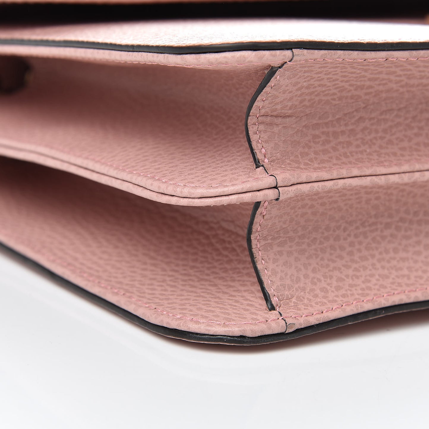 Dollar Calfskin Interlocking G Shoulder Bag Soft Pink