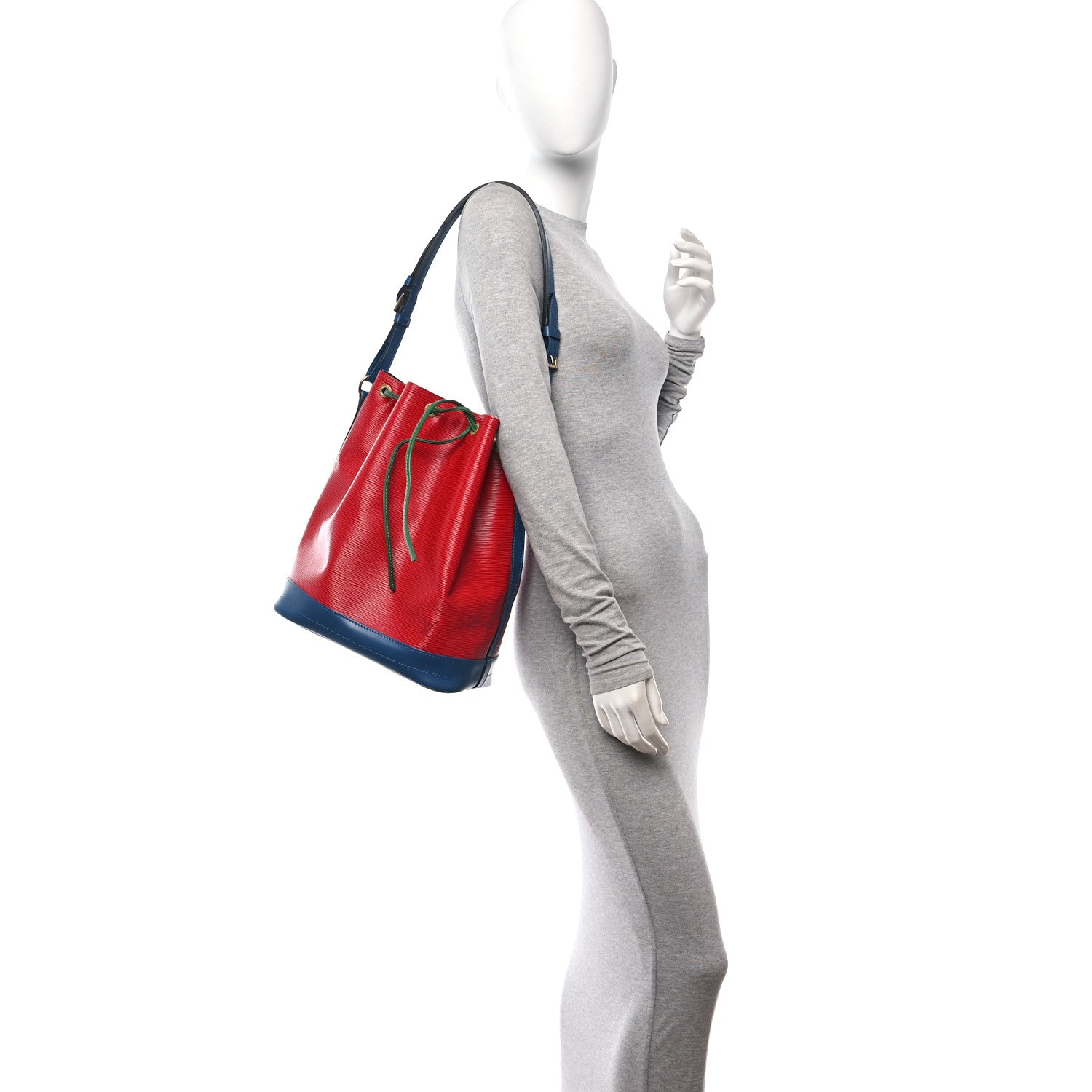 Louis Vuitton Epi Tri-Color Noe Castillan Red Toledo Borneo 2 of 9