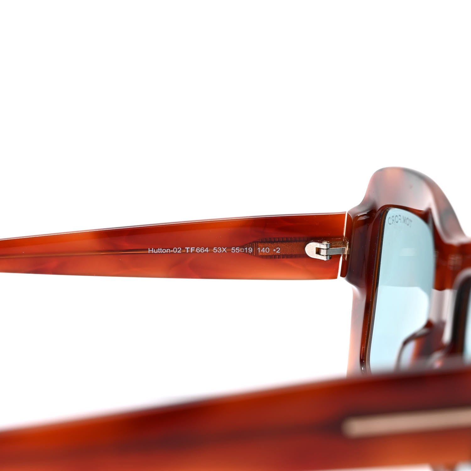 Tom Ford Hutton-02 TF664 Square Sunglasses Tortoise 6 of 9