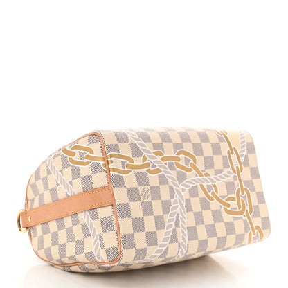 Louis Vuitton Damier Azur Nautical Speedy Bandouliere 25 4 of 9