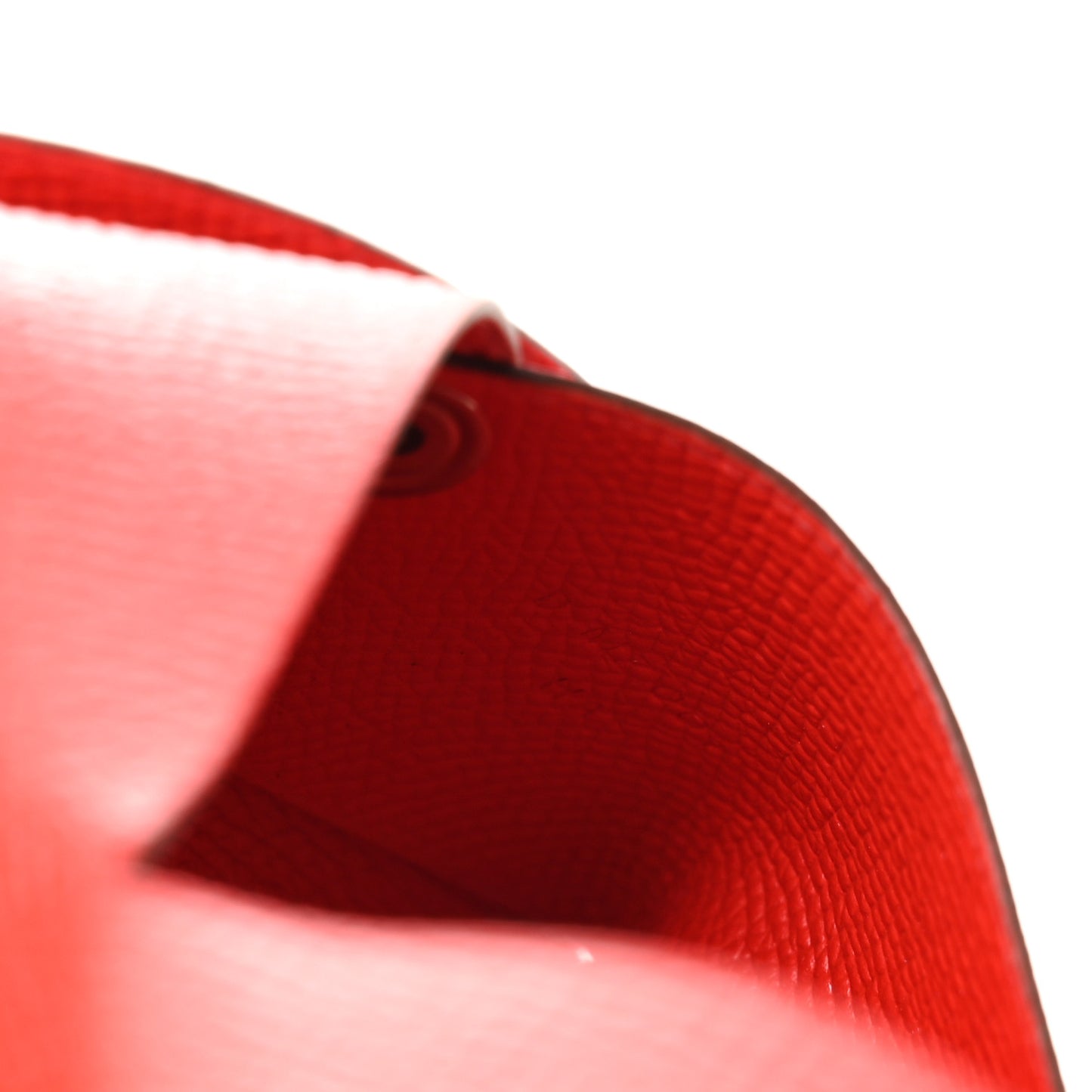 Epsom Calvi Card Case Rouge De Coeur