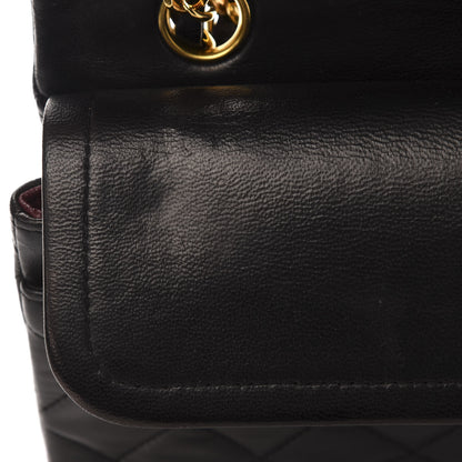 Chanel Lambskin Quilted Small Double Flap Black 8 of 12