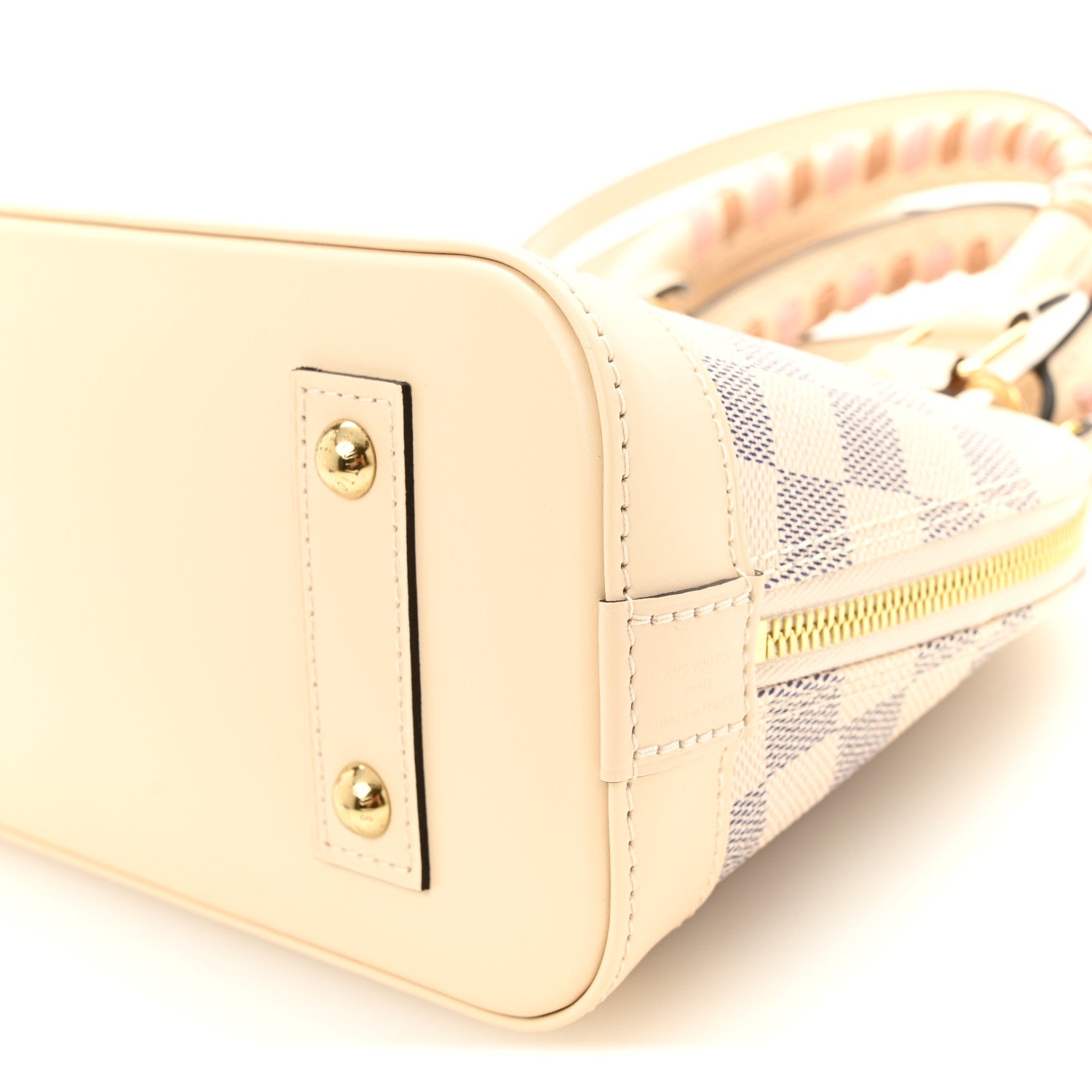 Louis Vuitton Damier Azur Braided Alma BB 9 of 10