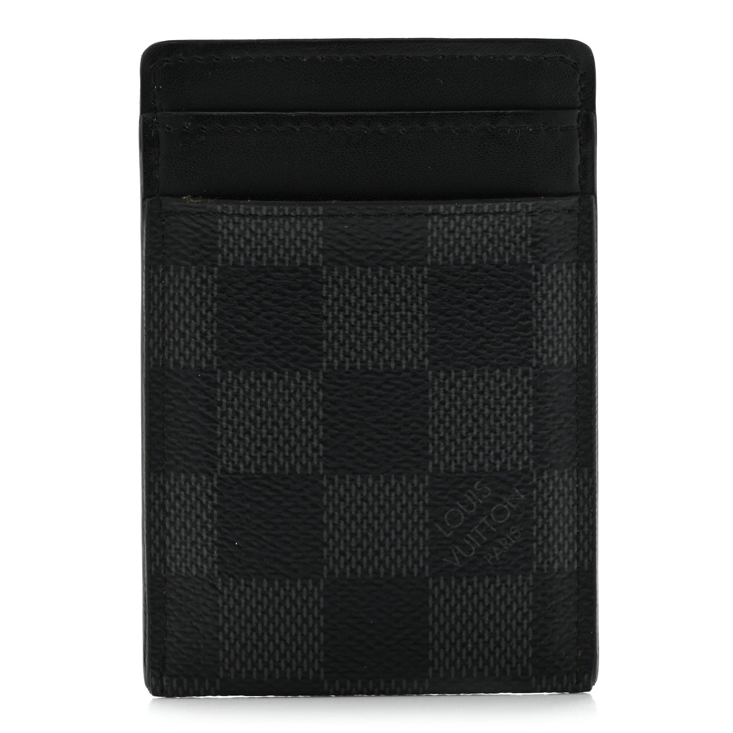 Damier Graphite Pince Card Holder Bill Clip