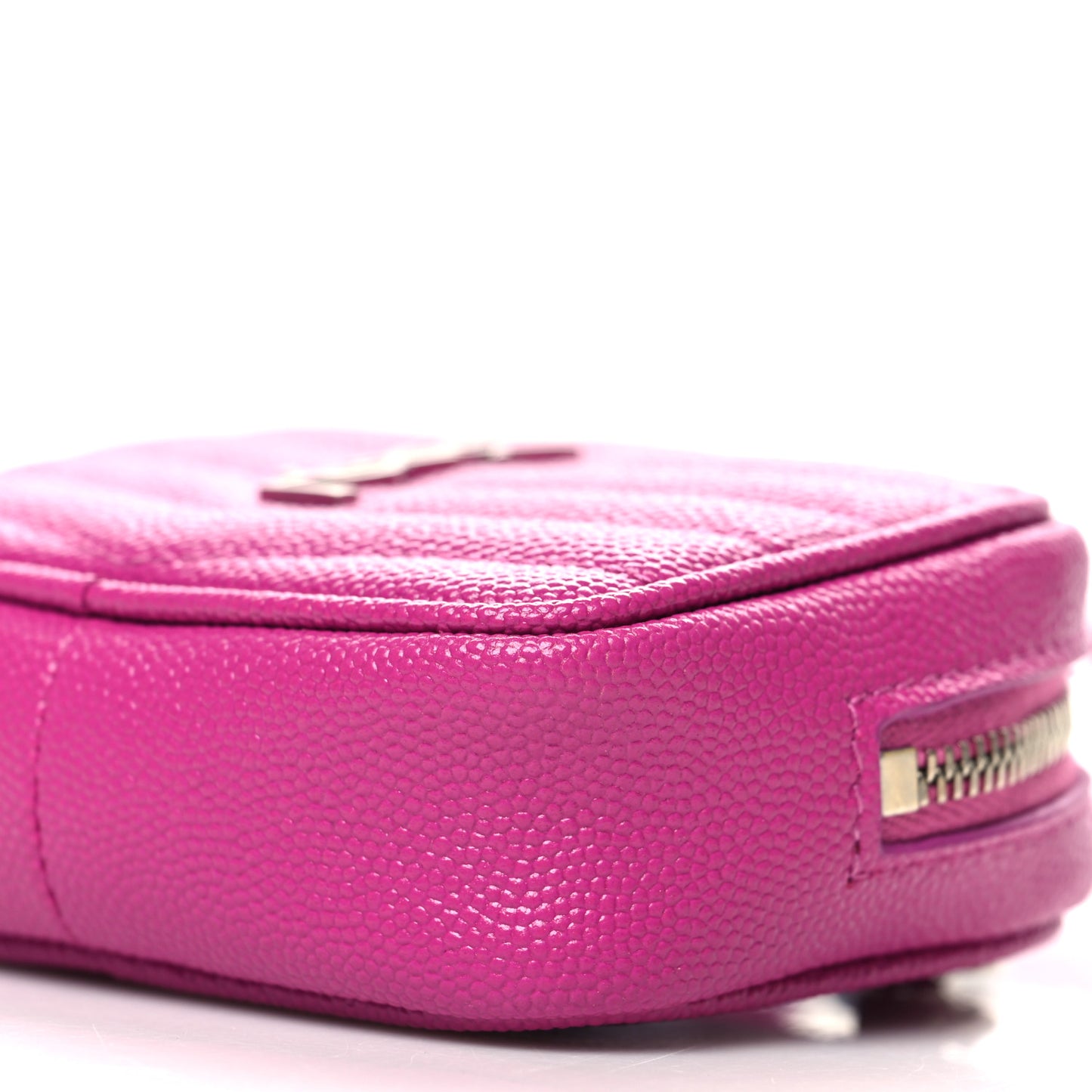 Grain De Poudre Matelasse Monogram Baby Lou Camera Bag Electric Fuxia