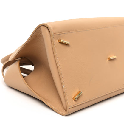 Salvatore Ferragamo Calfskin Medium Hug Bag Camel 9 of 12