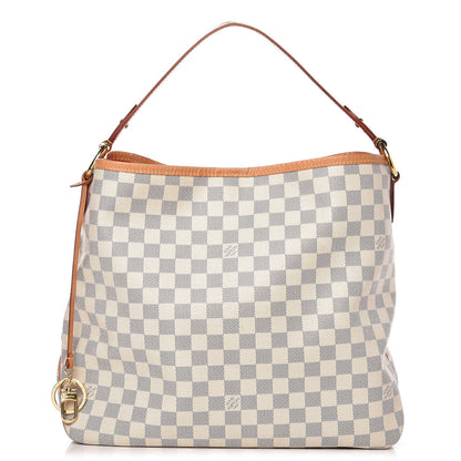 Louis Vuitton Damier Azur Delightful MM Pink 1 of 12