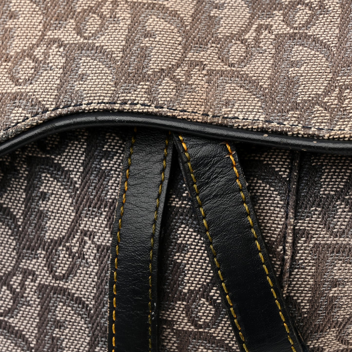 Monogram Saddle Bag Blue