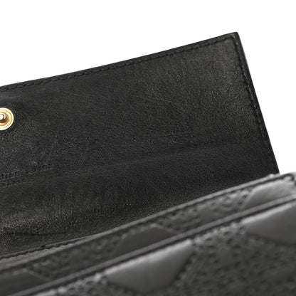 Christian Dior Lambskin Cannage Rendez-vous Chain Wallet Black 11 of 13