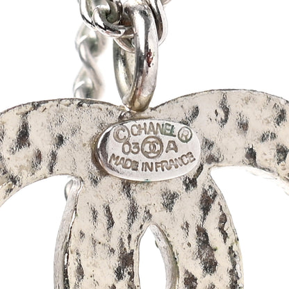 Chanel Metal CC Necklace Silver 6 of 6