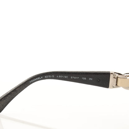 Chanel Chain Sunglasses 5215-W Black 3 of 6