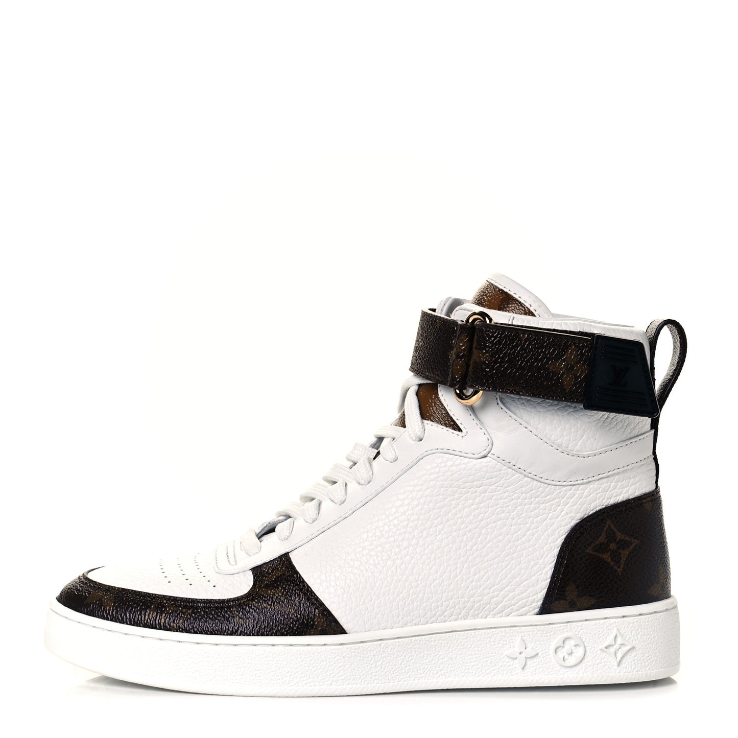 Patent Reverse Monogram Boombox Sneaker Boots 36