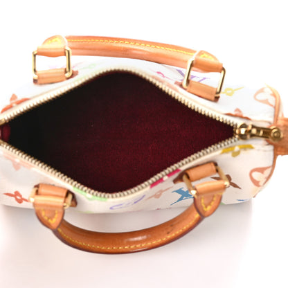 Louis Vuitton Monogram Multicolor Mini Sac HL Speedy White 5 of 10