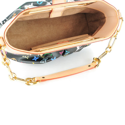 Louis Vuitton Monogram Multicolor Judy PM Black 5 of 7