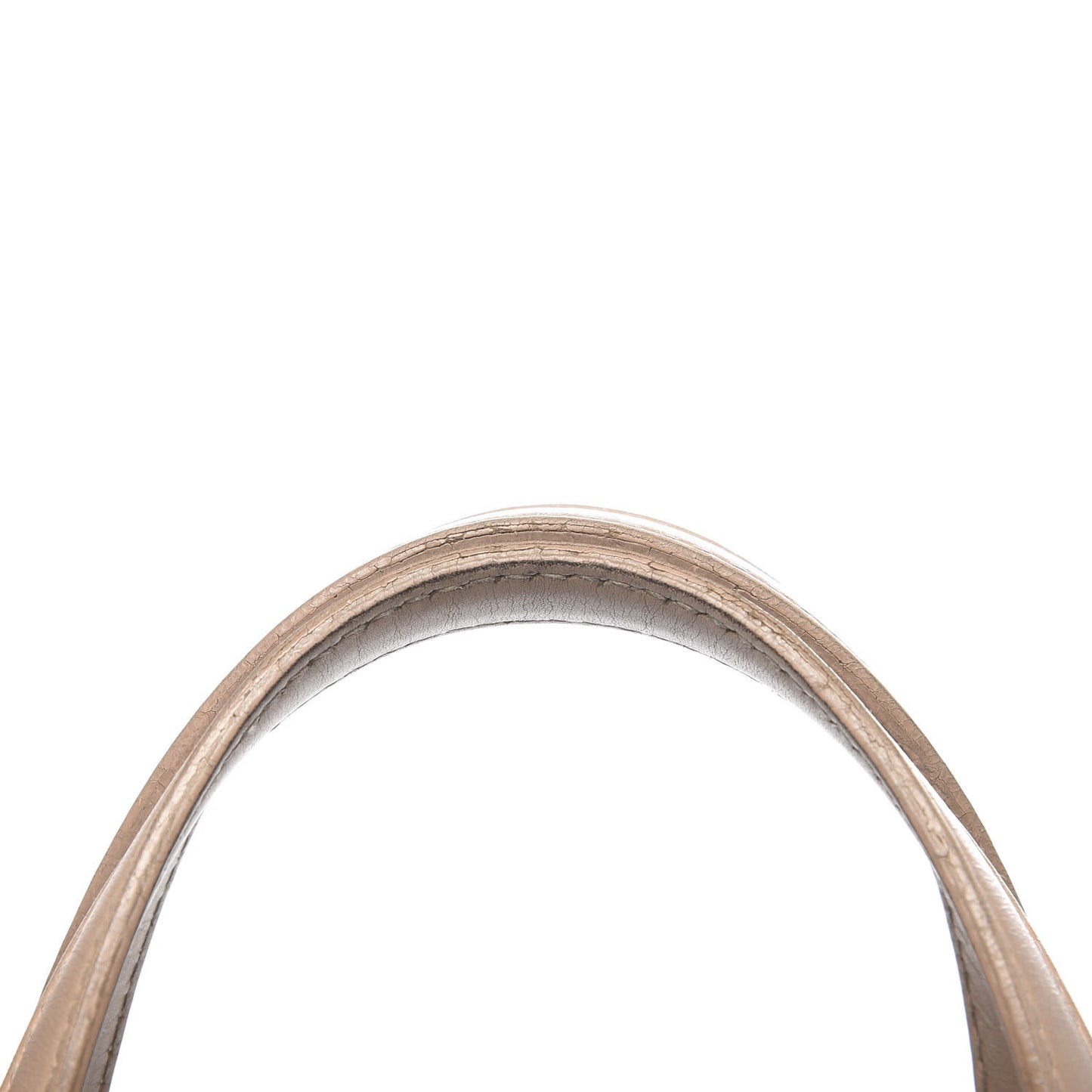 Coated Canvas Cannage Small Panarea Tote Beige