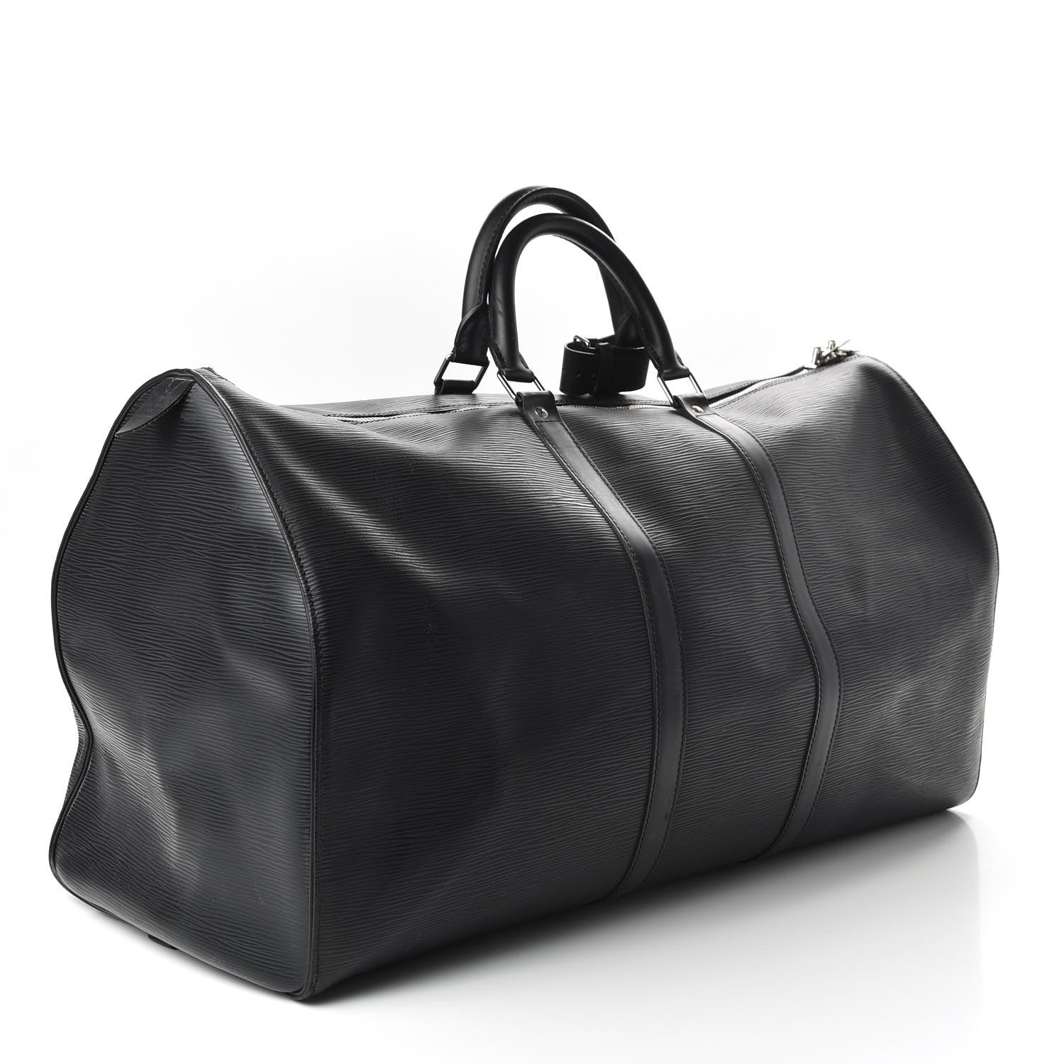 Louis Vuitton Epi Keepall 55 Black 2 of 11