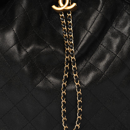 Chanel Caviar Quilted Medium Chanel 25 Handbag Black 9 of 11