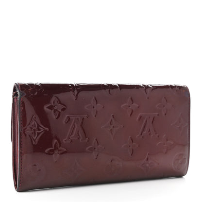 Louis Vuitton Vernis Sarah Wallet Rouge Fauviste 3 of 23