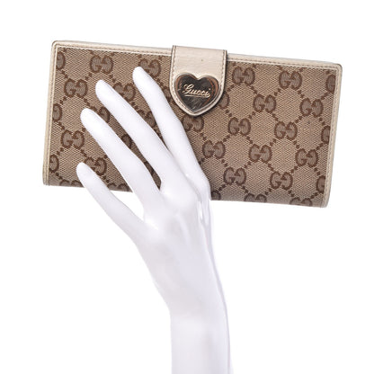 Gucci Monogram Heart Continental Wallet Off White 2 of 18