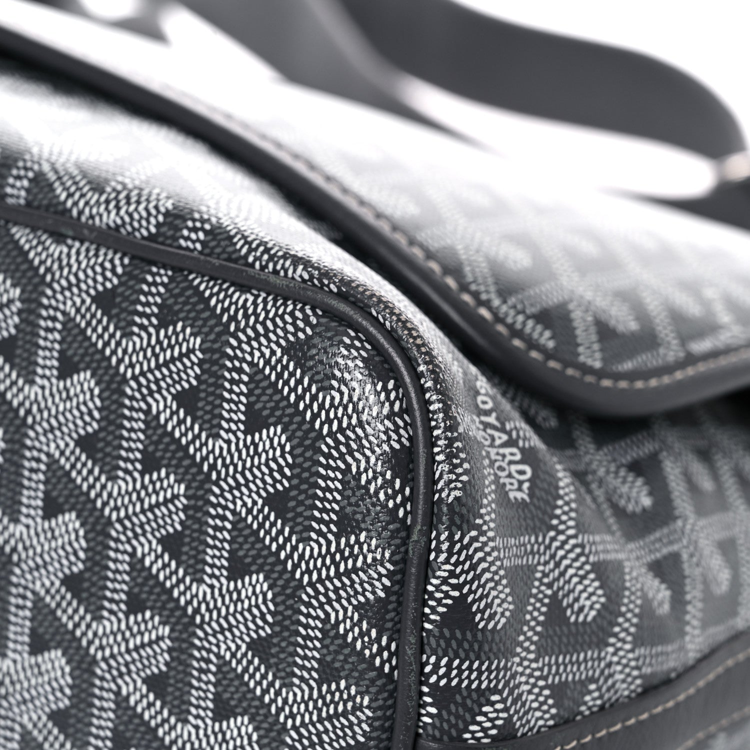 Goyard Goyardine Capetien Messenger Bag Grey 8 of 19