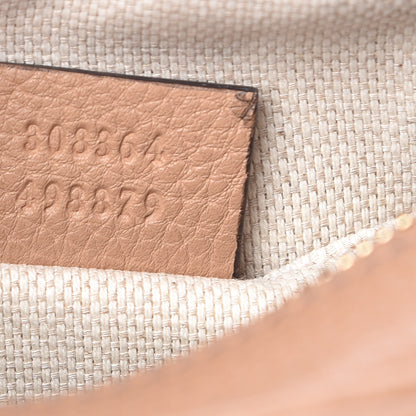 Gucci Pebbled Calfskin Small Soho Disco Bag Rose Beige 6 of 7