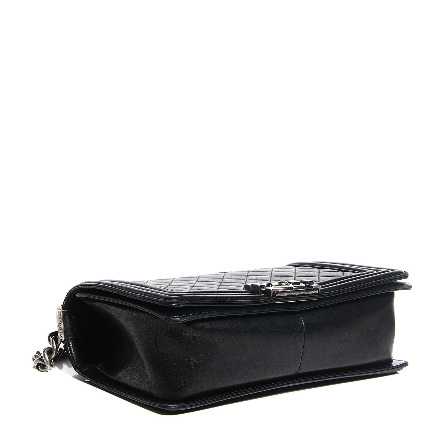 Chanel Lambskin Quilted Medium Boy Flap Black 4 of 9