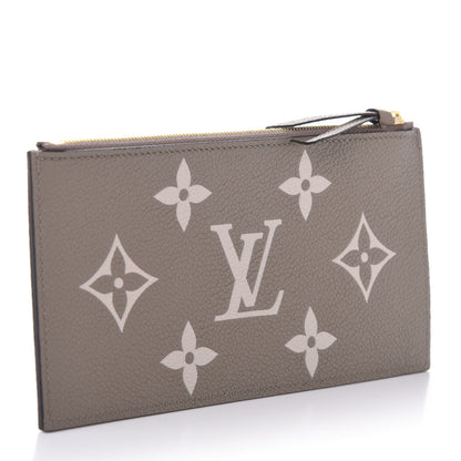 Louis Vuitton Empreinte Monogram Giant Pochette Felicie Zippered Insert Tourterelle Creme 3 of 9