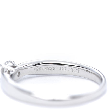 Tiffany Platinum Diamond .18ct Harmony Solitaire Engagement Ring 49 4.75 5 of 7