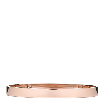 Hermes 18K Rose Gold Diamond PM Collier De Chien Bracelet LG 3 of 4