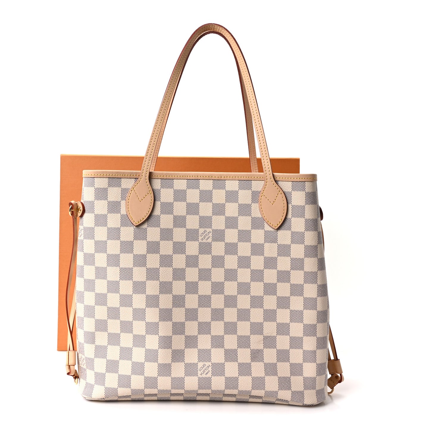 Damier Azur Neo Neverfull MM Rose Ballerine
