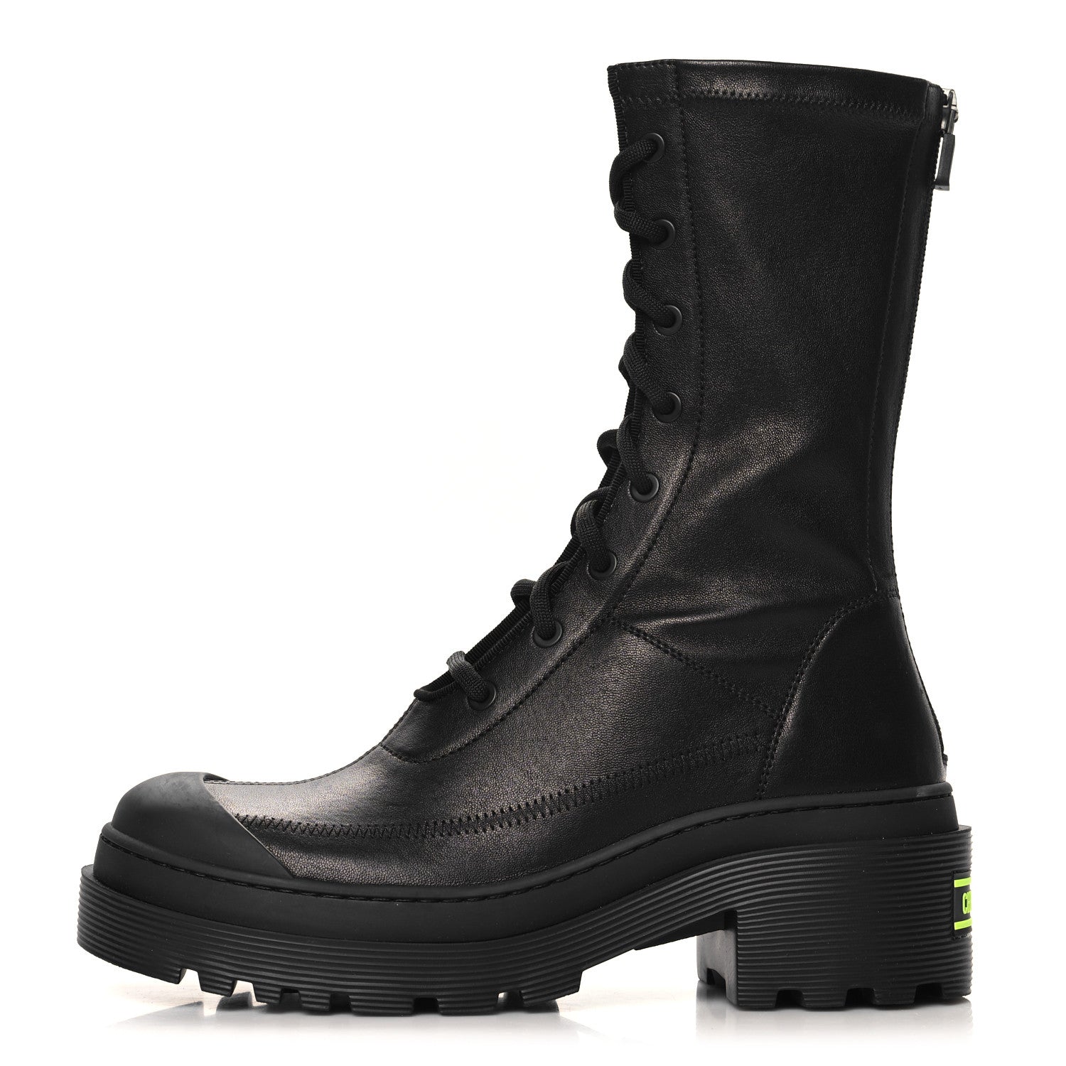 Christian Dior Nappa Stretch Dior Arcade Boots 37 Black 1 of 8