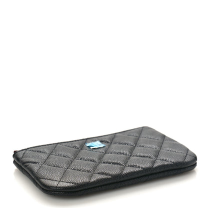 Chanel Caviar Quilted Small Cosmetic Case Black 3 of 9