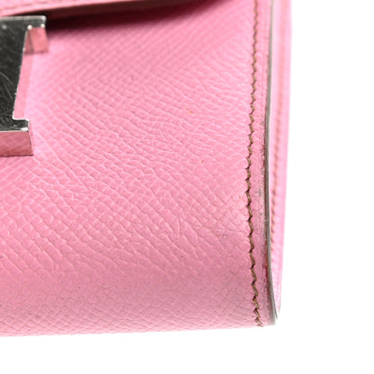 Hermes Epsom Constance Short Wallet 5P Pink 14 of 17