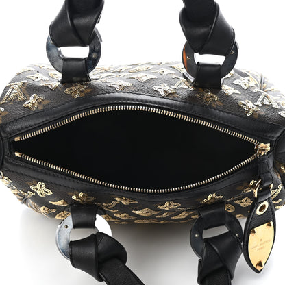 Louis Vuitton Monogram Sequins Eclipse Speedy 28 Gold 4 of 4