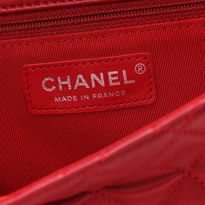 Chanel Lambskin Quilted Small Hula Hoop Flap Red 6 of 10