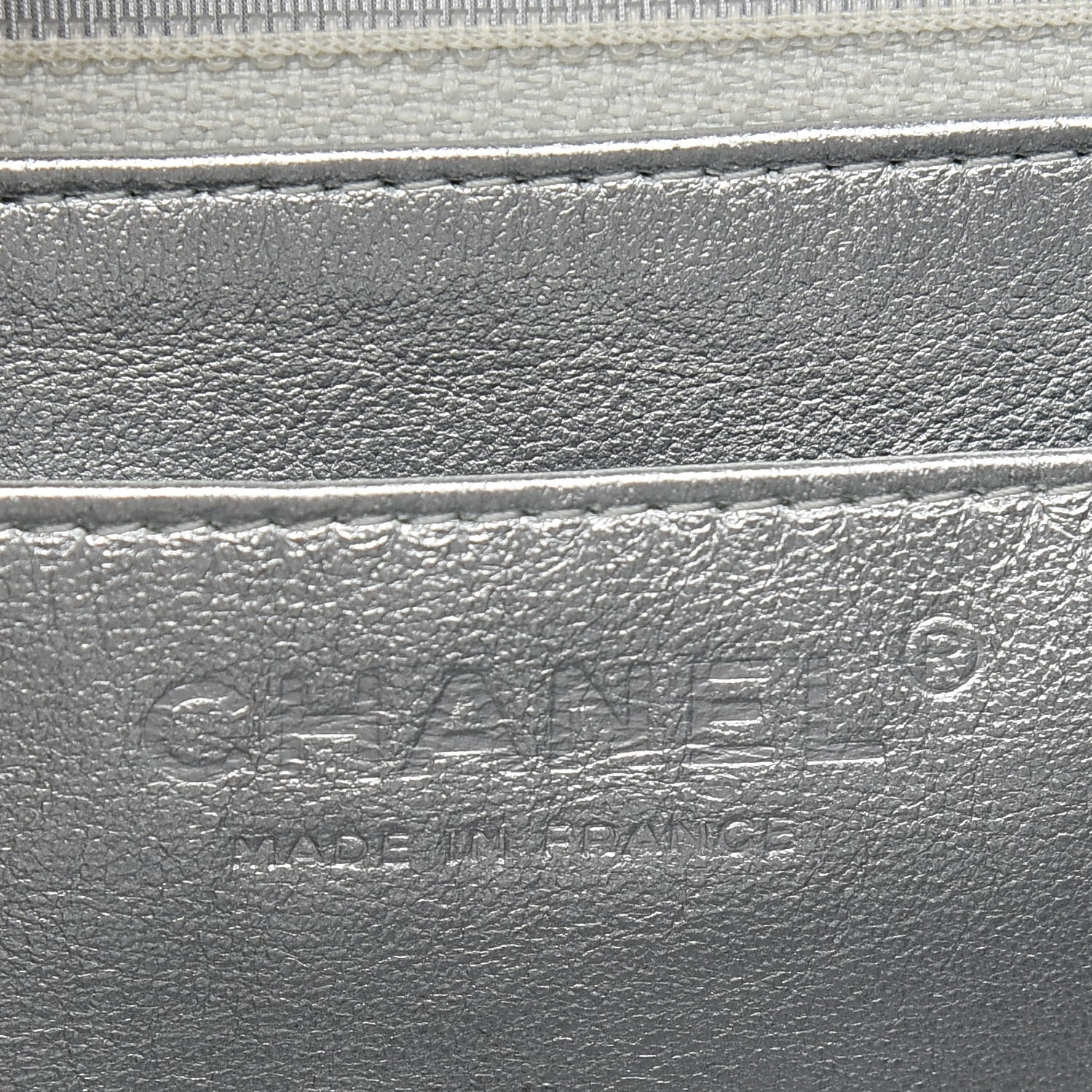 Chanel Metallic Lambskin Quilted Maxi Single Flap Silver 6 of 10